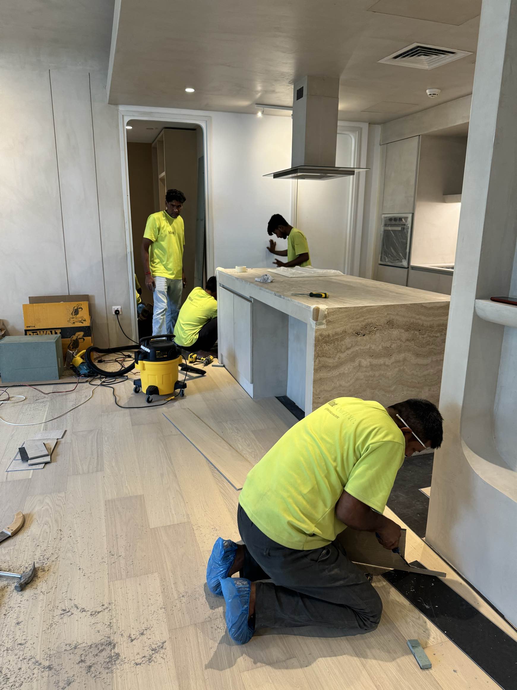Renovations finish detail
