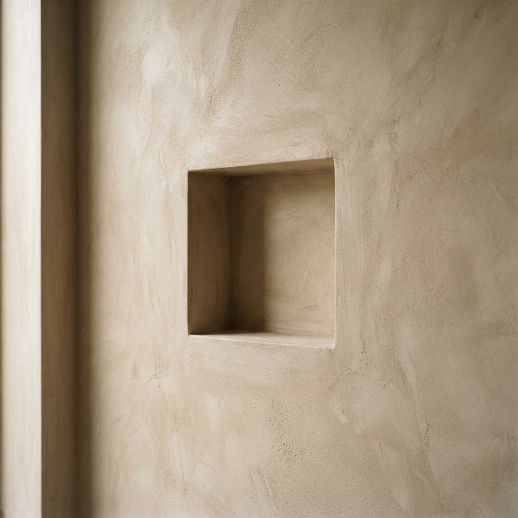 Clay & Lime Plaster finish detail