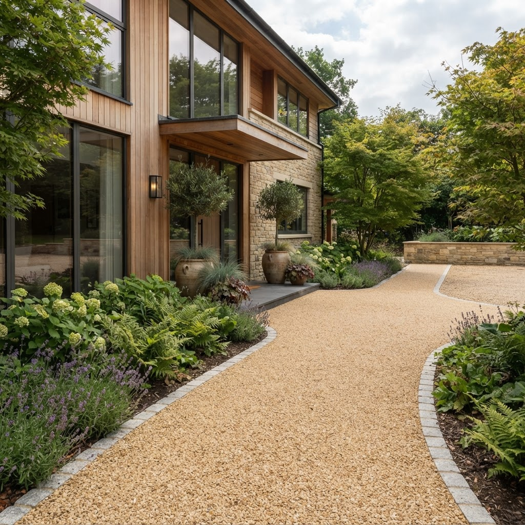 Resin-Bound Gravel finish detail